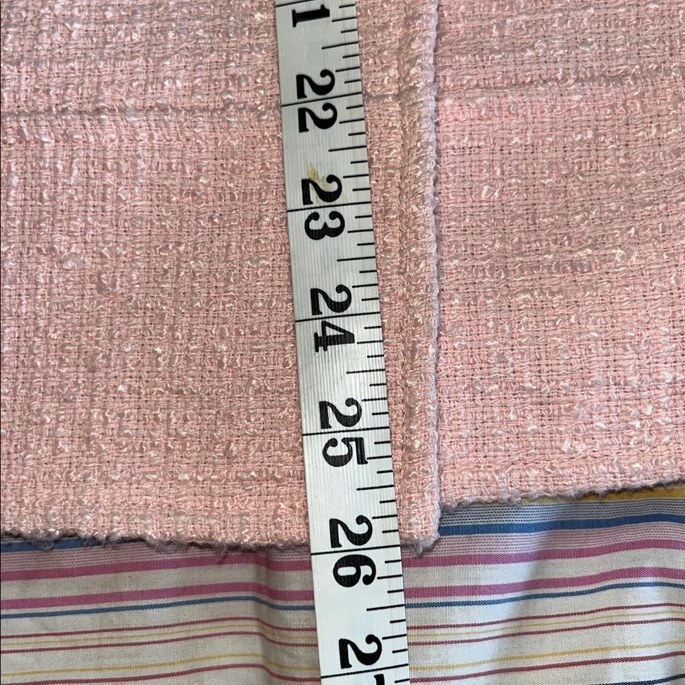 Anne Klein Blush Pink Textured Boucle Topper Blazer M‎ EUC - Picture 12 of 12